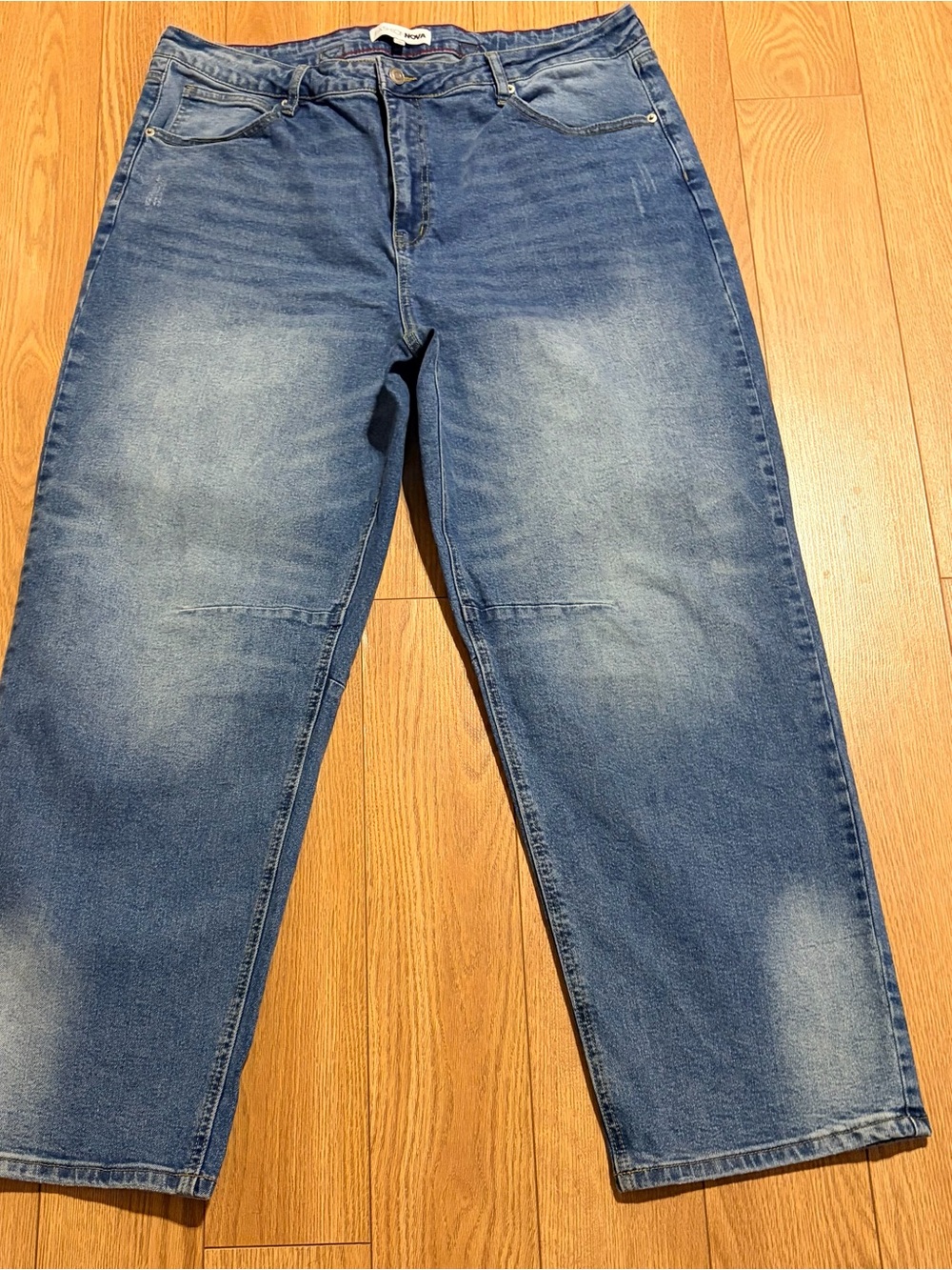 Fashion Nova Women’s Wide Leg Relaxed Fit Denim Jeans Size 18